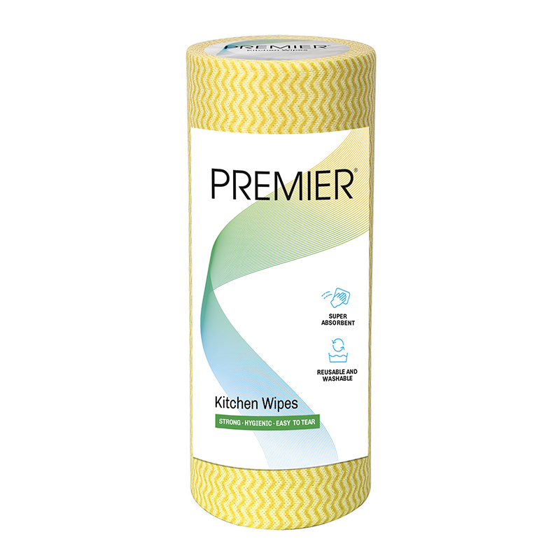 Premier Non Woven Kitchen Wipes 50 Pulls- Pack of 3