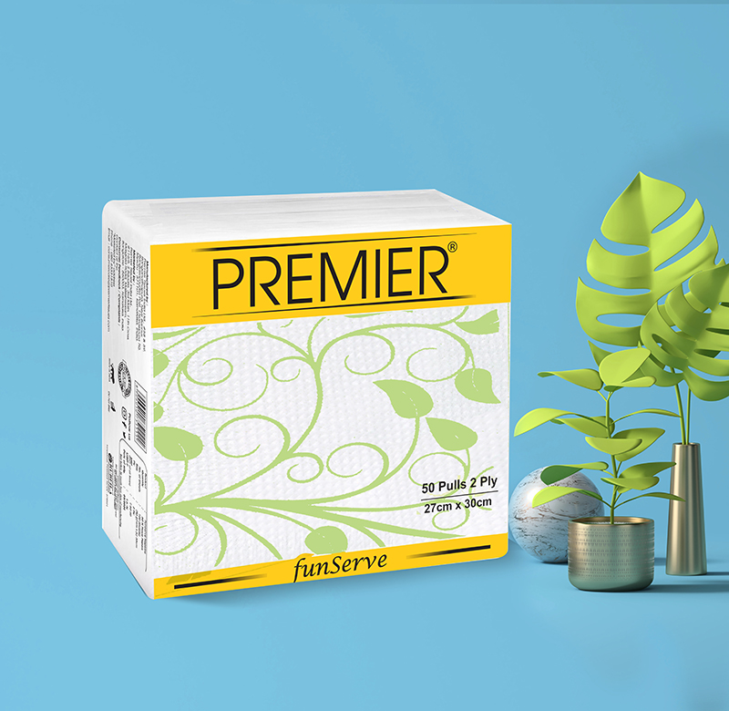 Premier Fun Serve Napkins 50 Pulls - Pack of 5