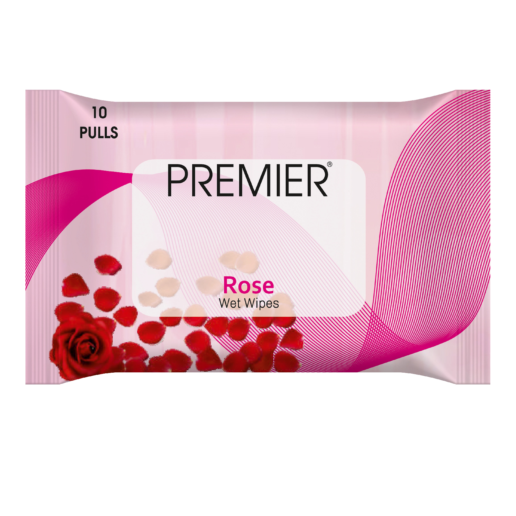 Premier Wet Wipes 10 Pulls Assorted - Pack of 6