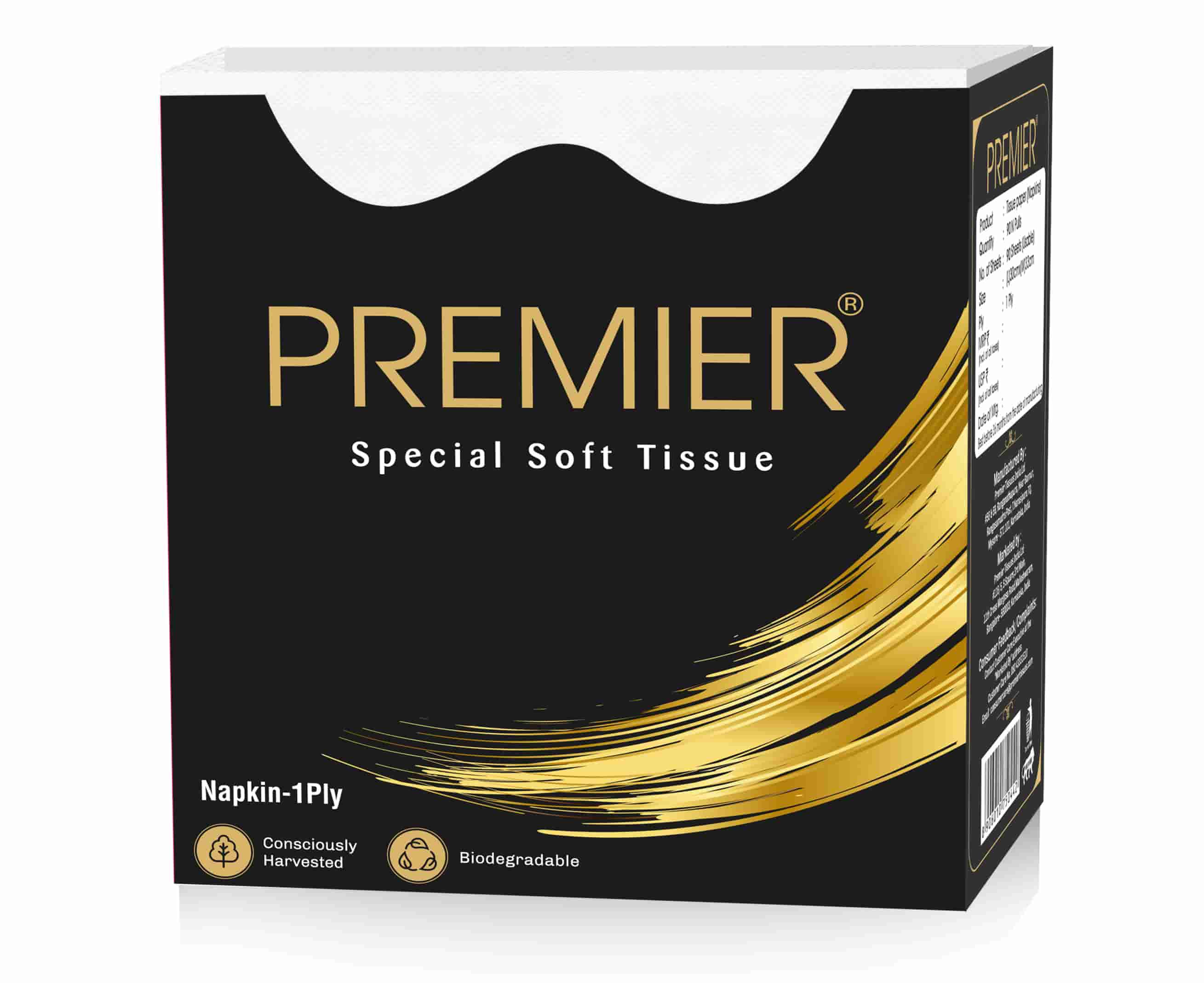 Premier Paper Napkin 90 Pulls - Pack of 4