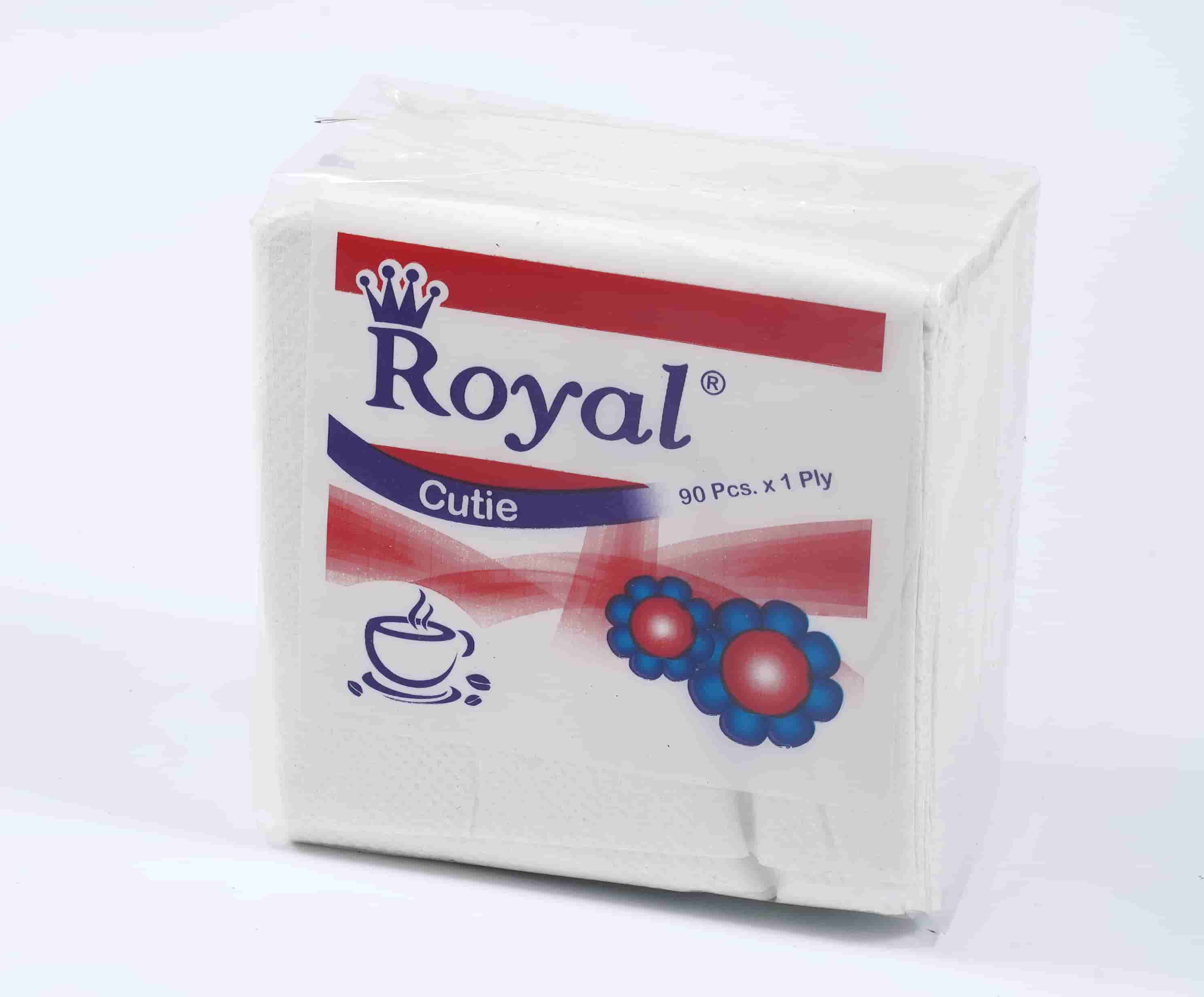 Royal Cutie Paper Napkins 90 Pull - Pack of 8