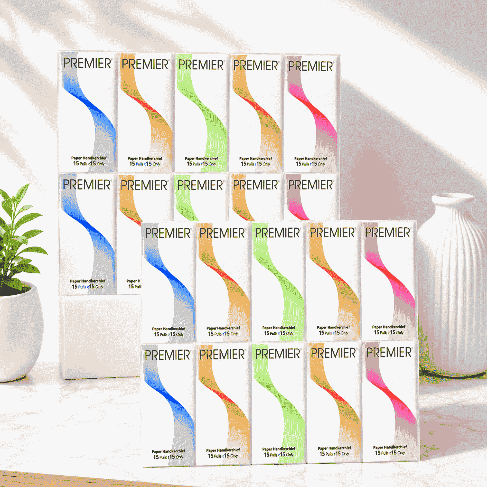 Pocket Tissue 2 ply 15 Pulls 10x1 - Pack of 2
