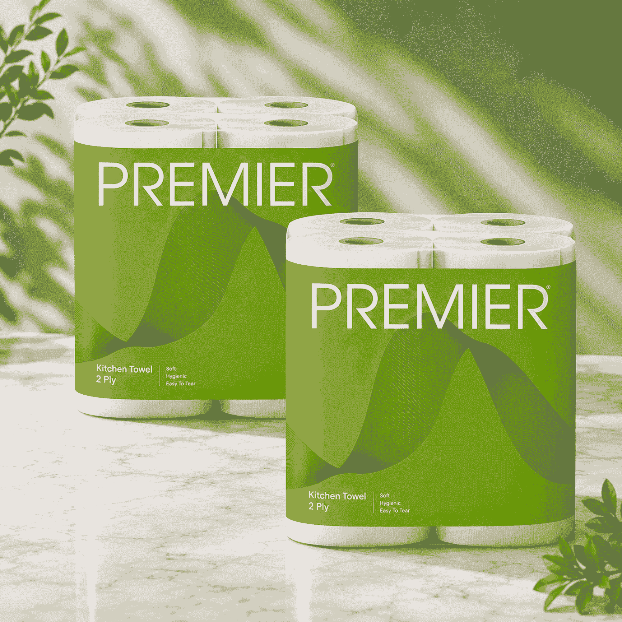 Premier Kitchen Towel Roll 4x1-Pack of 2