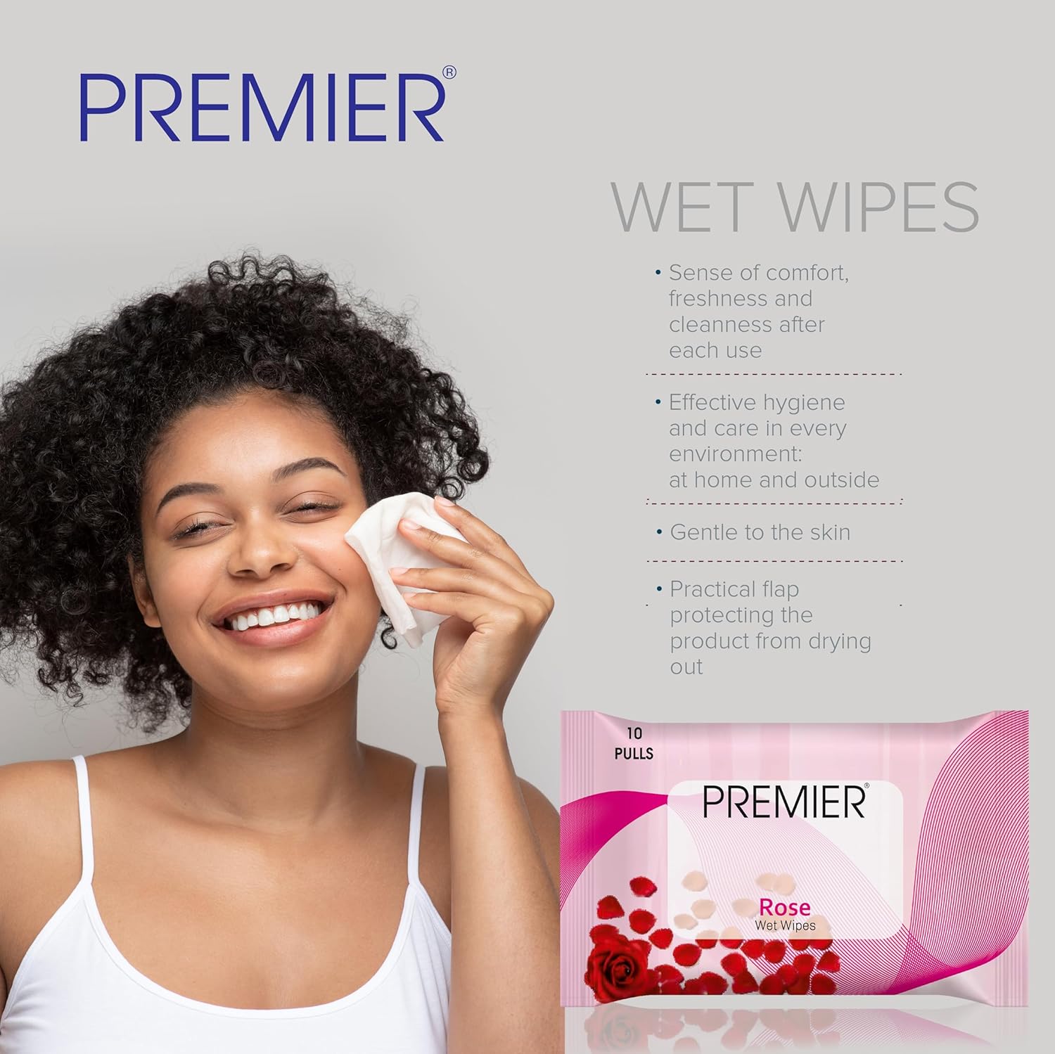 Premier Wet Wipes 25 Pulls Assorted - Pack of 6
