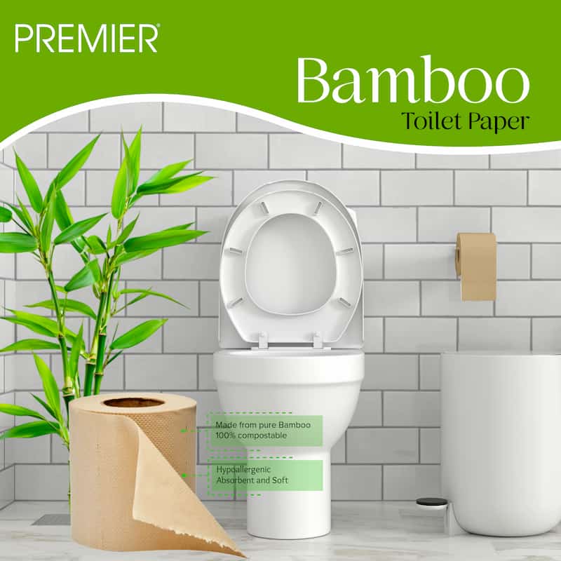 Premier Bamboo Toilet Roll 300 Pulls 12x1