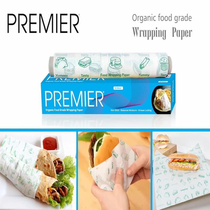 Premier Food Wrapping Paper 20mtr - Pack of 3