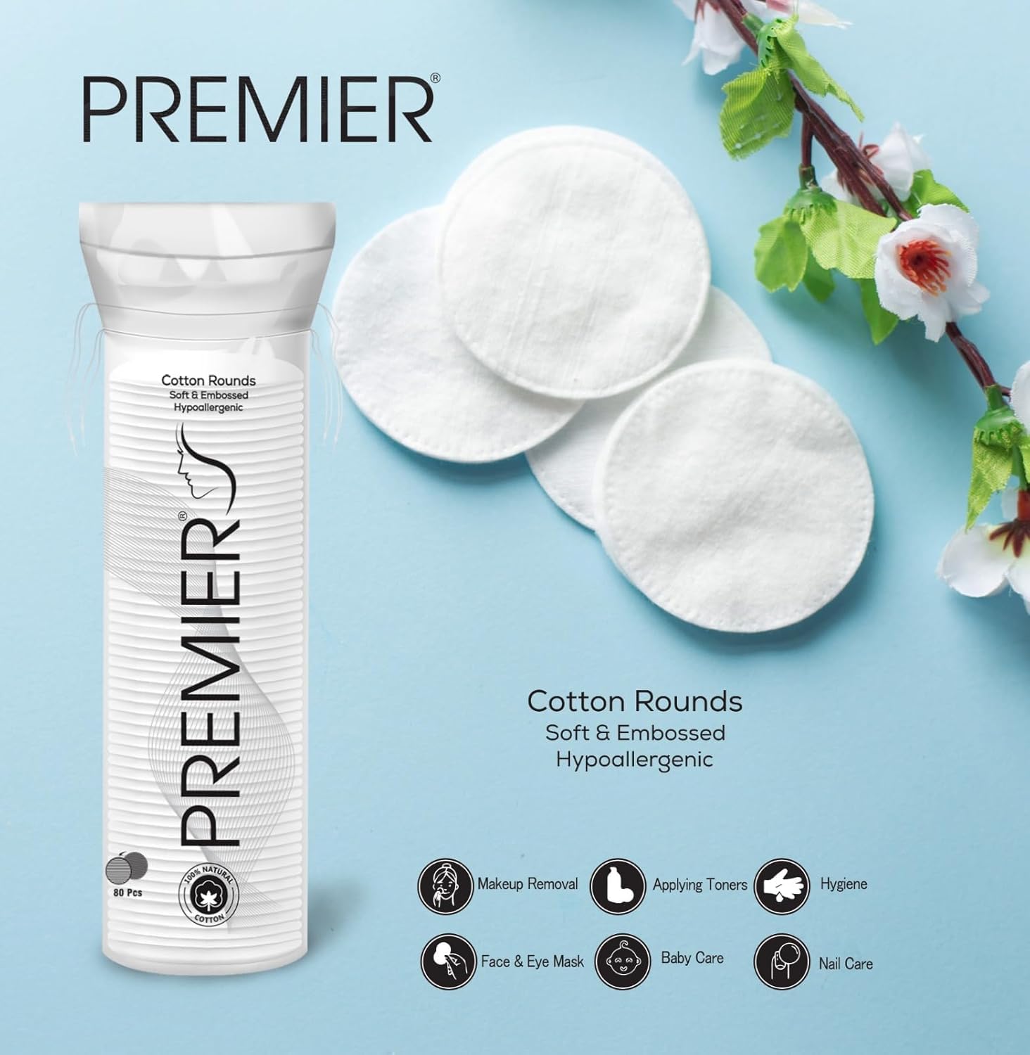 Premier Cotton Pads- Pack of 2