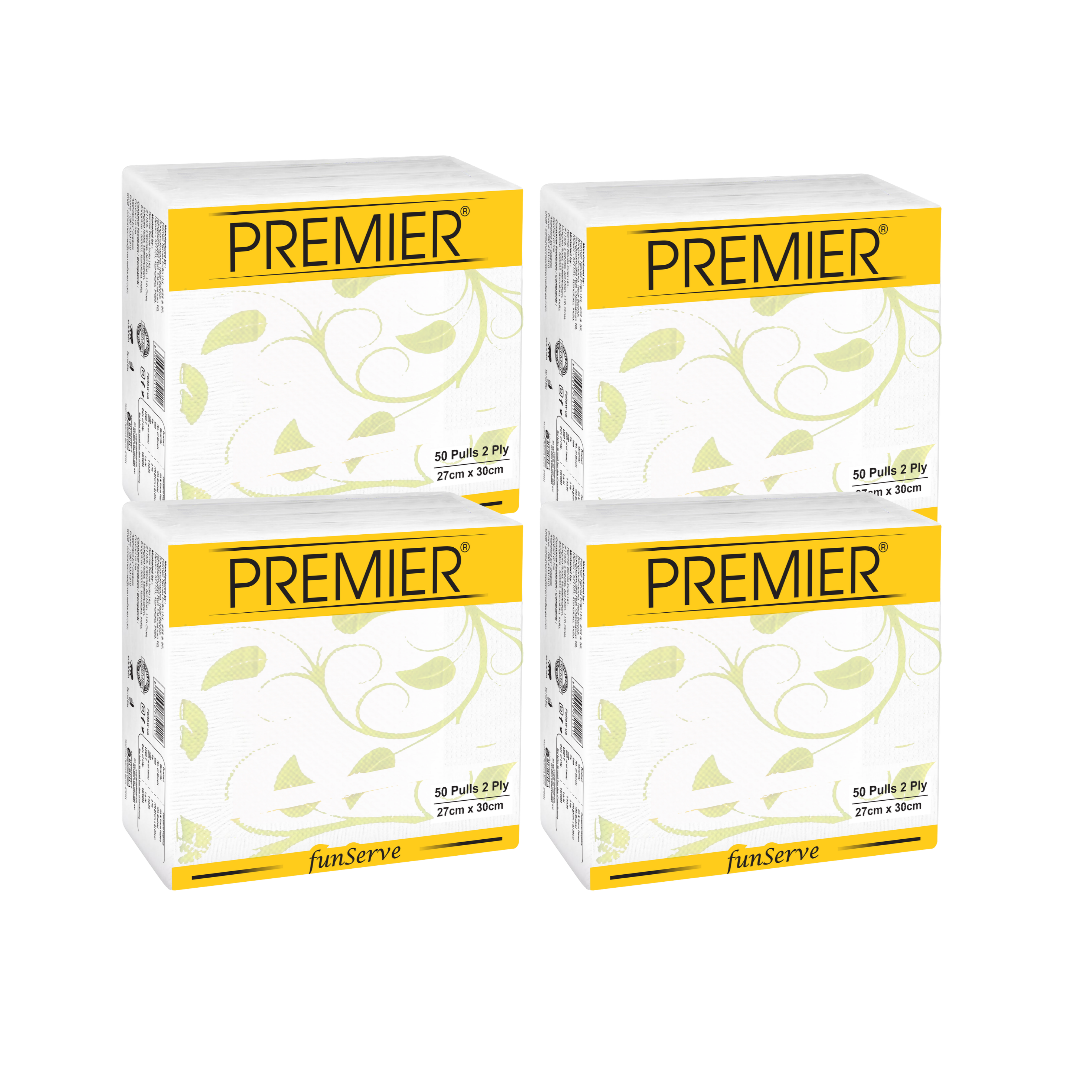 Premier Tissue Paper FunServe Napkin 50's
