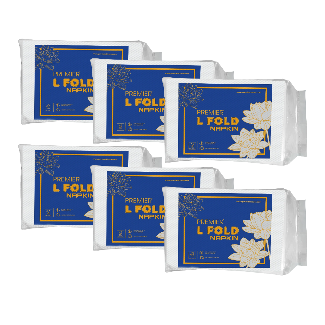 Premier L-Fold Napkin 1 ply 100 pulls